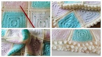 Learn to crochet a baby blanket from start to finish
