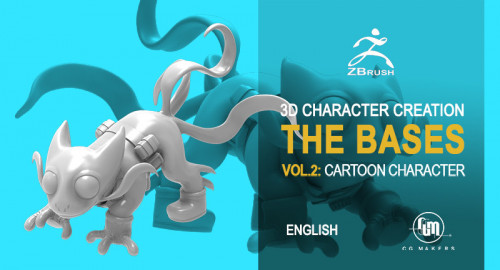 Artstation - Pet Cartoon Modeling - Master 3D Character Creation Zbrush