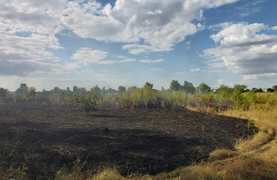 Вісті з Полтави - Минулої доби на Полтавщині вигоріло 9 га сухої трави
