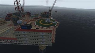 Learn to fly - Helicopter Challenge - Oil platforms at sea