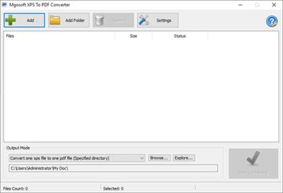 Mgosoft XPS To PDF Converter 12.1.8