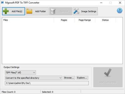 Mgosoft PDF To TIFF Converter 12.2.5