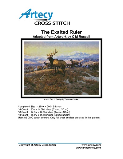 Artecy Cross Stitch - The Exalted Ruler 