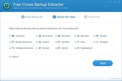 ThunderShare iTunes Backup Extractor 6.2.0.0