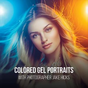 Colored Gel Portraits & Retouching Gelled Flare