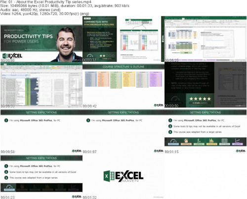 Linkedin Learning - Excel Productivity Tips-ZH