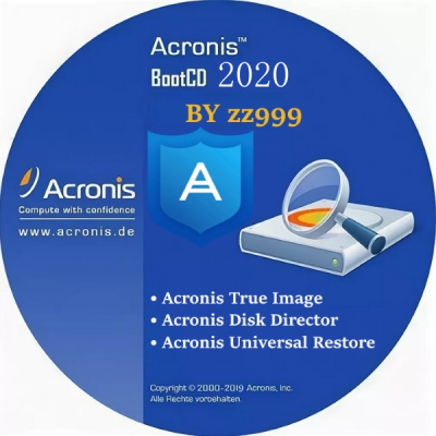 Acronis BootCD 2020 by zz999 2020.10