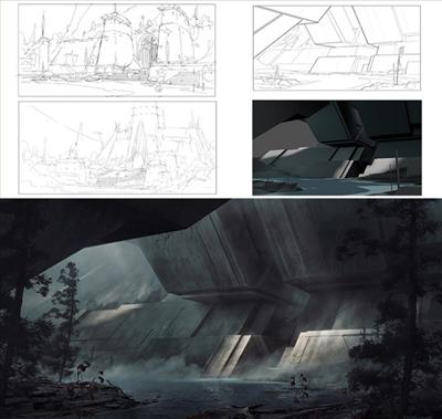 Gumroad   Environment Concept Design Process   From Sketch to Final with Ken Fairclough