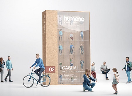 humano 3D people Vol. 02 Casual