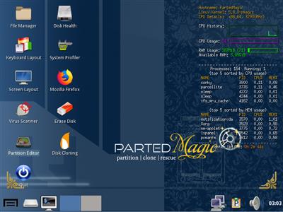 Parted Magic 2020.08.23 Bootable ISO