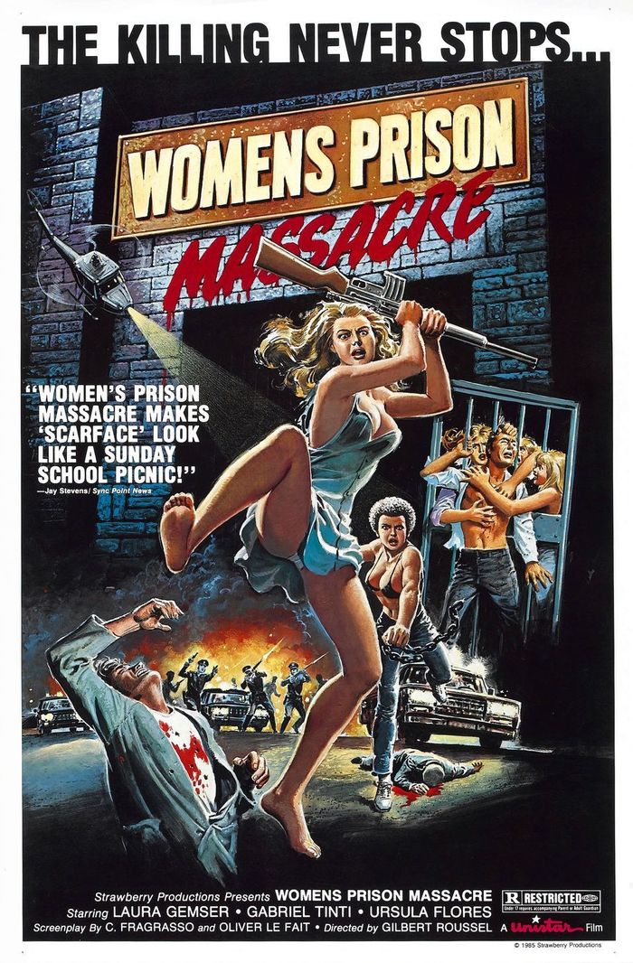 Women's Prison Massacre /     (Bruno Mattei (as Gilbert Roussel), Beatrice Film, Imp.Ex.Ci., Les Films Jacques Leitienne) [1983 ., Erotic, Action, Crime, Drama, Thriller, BDRip, 1080p] (Laura Gemser, Gabriele Tinti, Ursula Fl