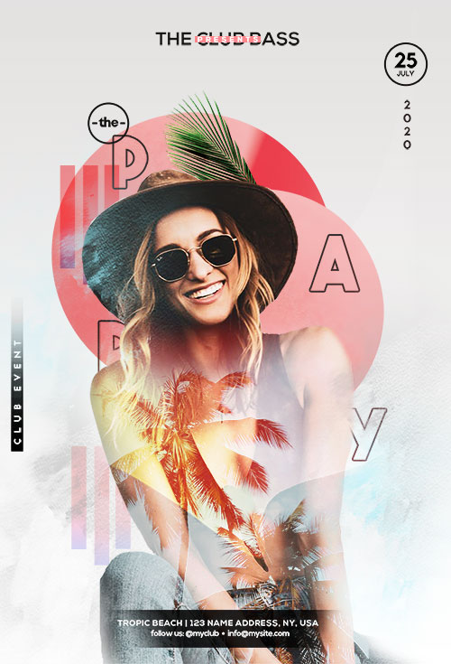 Party in Summer - Premium flyer psd template