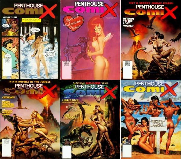 Комиксы Penthouse (выпуски № 1-33) / Penthouse Comix (USA/16+) [Uncensored] PDF