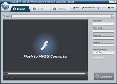 ThunderSoft Flash to MPEG Converter 4.2.0