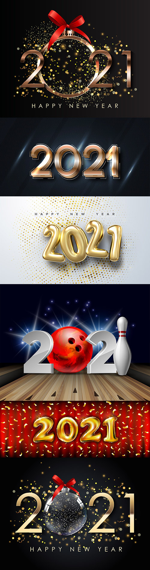 2021 New Year's illustrations Festive design inscription
