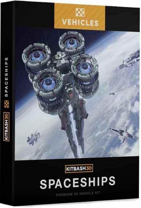 KitBash3D - Veh: Spaceships (MAX, OBJ, FBX)