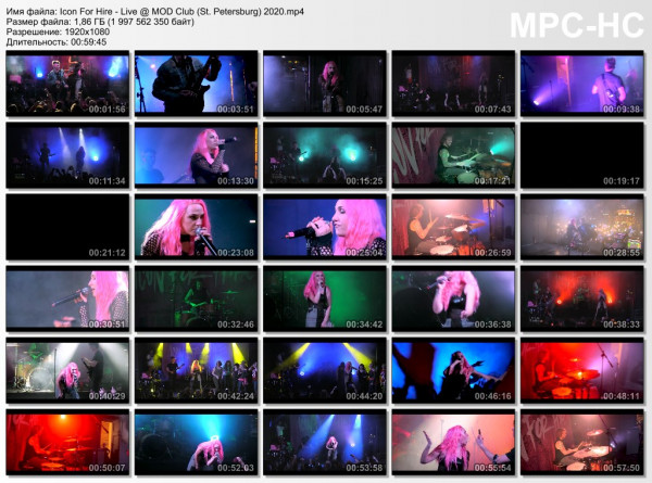 Icon For Hire - Live @ MOD Club (St. Petersburg, Russia) (2020)