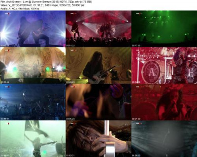 Arch Enemy - Live @ Summer Breeze (2018) HDTV, 720p