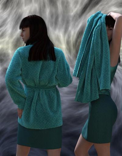 DFORCE SOFT SWEATERS OUTFIT FOR GENESIS 8 FEMALE