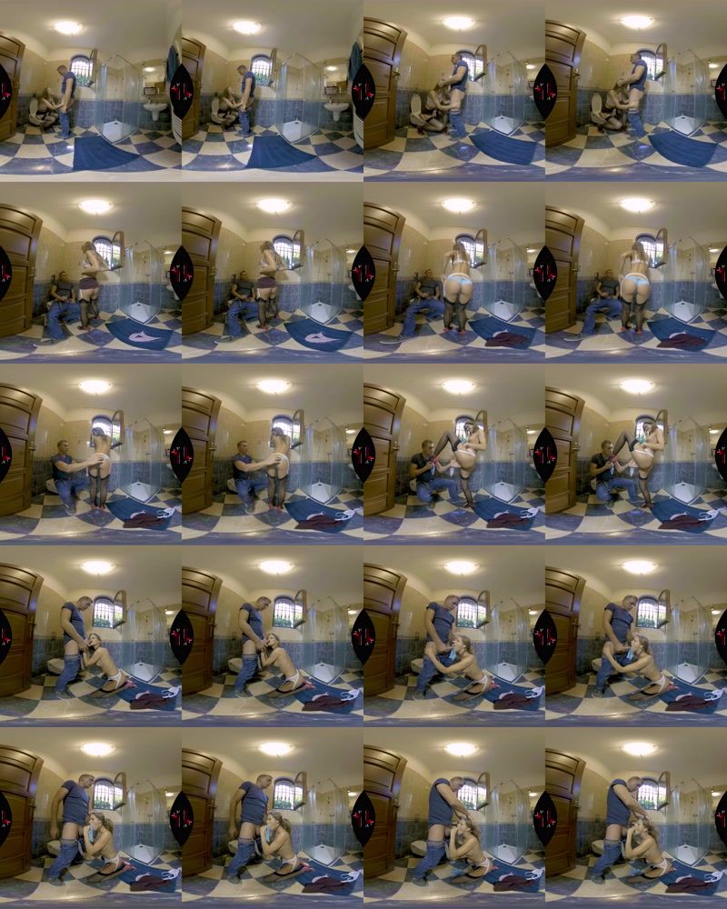 StockingsVR: Sarah Kay (Toilet Lap Dance / 13.05.2020) [Oculus Rift, HTC Vive, Windows Mixed Reality, Pimax | SideBySide] [3072p]
