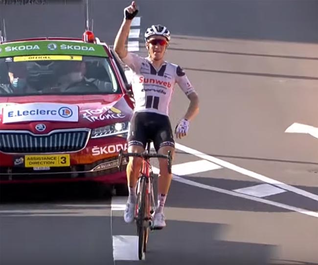 «Тур де Франс». Датчанин Сорен Андерсен победил на 19-м этапе (+Видео)