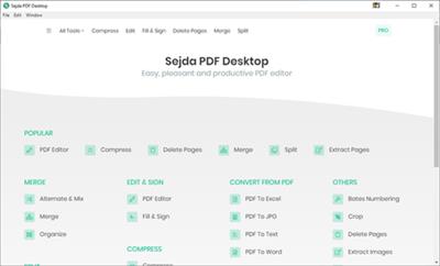 Sejda PDF Desktop Pro 7.0.8 Multilingual Portable