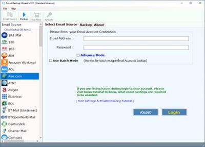 Email Backup Wizard 11.6
