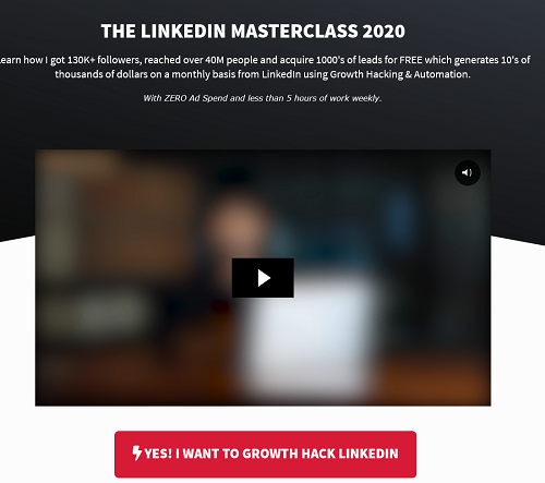 Vaibhav Sisinty - LinkedIn Masterclass 2020