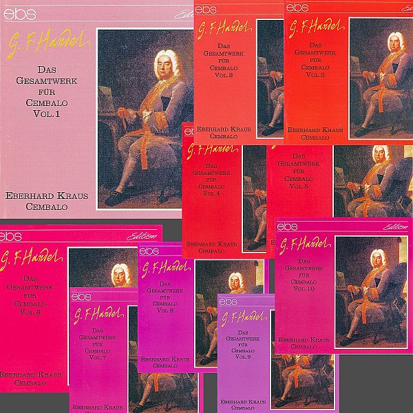 Eberhard Kraus - Handel: Das Gesamtwerk fur cembalo / Complete works for harpsichord (10 CD) (1995) FLAC