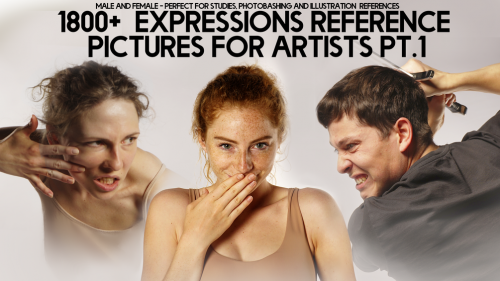 Gumroad - Grafit Studio - 1800+ Expressions Reference Pack for artists