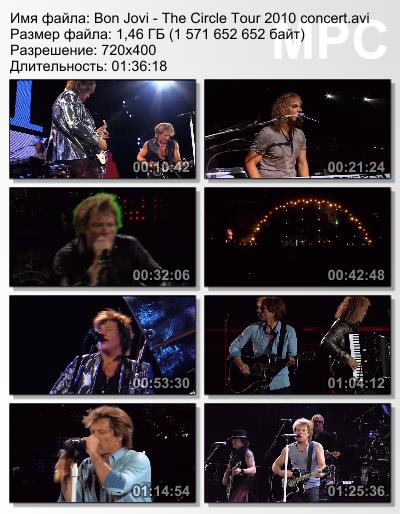 Bon Jovi - The Circle Tour 2010 (DVDRip)